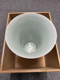 竹山窯 辰砂 花瓶 共箱付きのサムネイル