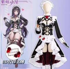 る*中様 NIKKE ミハラ and GALLERYコラボ コスプレ衣装 勝利の女神 NIKKE ミハラ メイド コスプレ コラボカフェ ニケ 衣装 M