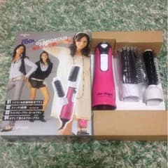 ゆずなの様専用 くるくるドライヤー 箱あり ロールブラシのサムネイル