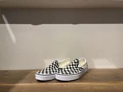 VANS slipon スリッポン チェッカー US正規新品 赤箱 31cm - メルカリ