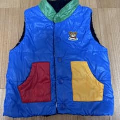ミキハウス　ベスト　上着　フリース　冬　子供　キッズ　プッチー　90のサムネイル