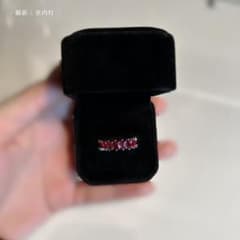 遺品整理　断捨離　アンティーク　ヴィンテージ　フルエタニティ　シルバー　ルビー 遺品整理 断捨離 アンティーク ヴィンテージ フルエタニティ ルビー