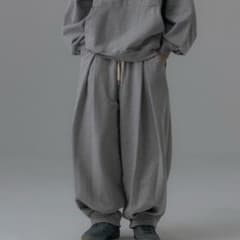 ANGLAN - Valley Tuck Sweat Balloon Pantsのサムネイル