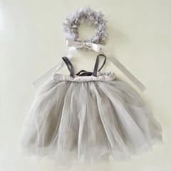 【着画あり】MARLMARL チュチュスカート ヘッドドレス セット