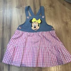 【新品タグ付き】ディズニー ミニー ジャンバースカート 110サイズ ワンピースのサムネイル