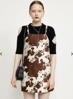 21AW SLY COW VEGAN SUEDE CAMI OP ワンピースのサムネイル