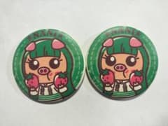 緊急値下げ】ろこまこあこ缶バッジ - メルカリ