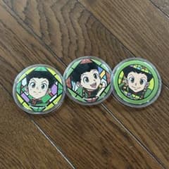 ハンターハンター　ゴン　和紙缶バッジのサムネイル
