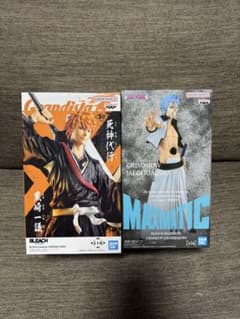 BLEACH フィギュア 黒崎一護 グリムジョー セット - メルカリ