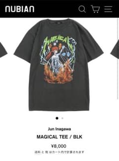 jun inagawa MAGICAL TEE / BLK  Tシャツのサムネイル