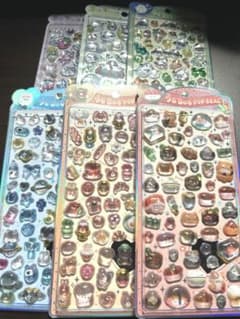 うるちゅるシール【6点セット】のサムネイル