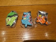ポケモン ラバーマスコット 3体（チコリータ、ワニノコ、ポカブ）のサムネイル