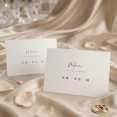 席札 エスコートカード ウェディング 結婚式 春婚ドレス色当てクイズのサムネイル