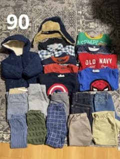 秋冬物　90cm男の子用　まとめ売りのサムネイル