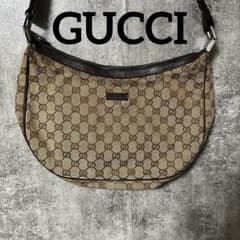 GUCCI ✨GGキャンバスY2K ベージュ ブラウン ワンショルダーバッグ グッチ GUCCI ワンショルダー GG柄 ベージュ キャンバス バッグ Y2K