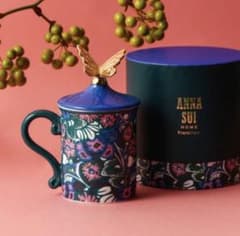 Francfranc ANNA SUI マグカップ　フタ付きマグ　フラワー　BLのサムネイル