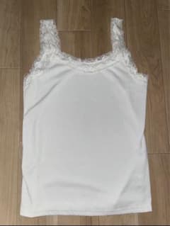 SHEIN レースキャミソール ホワイト Mサイズ - メルカリ