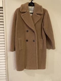 MARELLA キャメルダブルブレスト ロングコート - メルカリ