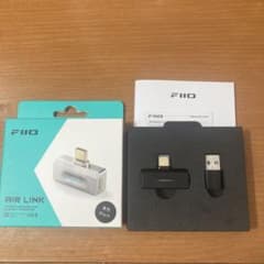 ★使用1回★ FiiO AIR LINK（黒色） Amazon | FIIO AIR LINK Black Silver FIO-AIRLINK【日本正規販売店