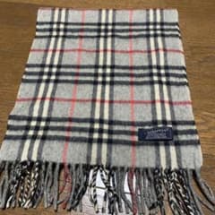 BURBERRY カシミアマフラー チェックのサムネイル