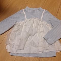 jico 長袖カットソー ライトブルー 110cm 90からいけそうです☆細め