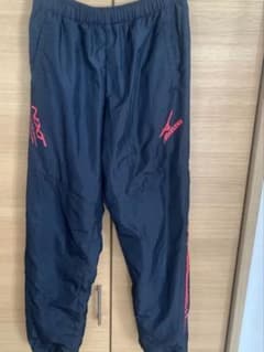 XLサイズ Mizuno ブラックパンツ 裾ドローコード付きのサムネイル