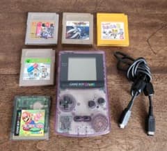 ジャンク ゲームボーイカラー CGB-001 ケーブル CGB-003 ソフト - メルカリ