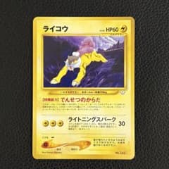 PSA10　旧裏　ライコウ プレミアムファイル3 PROMO 第2世代 ライコウ_プレミアムファイル3 PROMO 第2世代（☆neo・☆VS・☆we