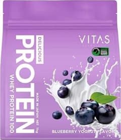 VITAS ホエイプロテイン 1kg ブルーベリーヨーグルトのサムネイル