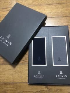新品未使用 LANVIN メンズ ソックス 靴下 2足組のサムネイル