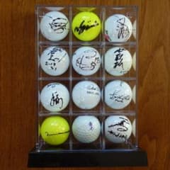 男子ゴルフ選手サイン入りボール 男子プロゴルフ サイン入りボール 横尾要、東聡、上井邦浩 他 全