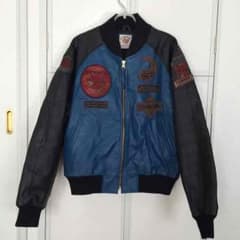 絆様専用  テッドマン  革ジャン  Ｌのサムネイル