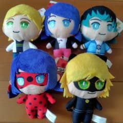 ミラキュラス レディバグ＆シャノワール デフォルメぬいぐるみ 全5種