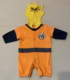 ベビー　ドラゴンボール 孫悟空 着ぐるみ 2wayオール　50-60cmのサムネイル