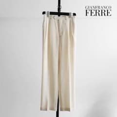 1980s GIANFRANCO FERRE 2タックワイドトラウザーズ 伊製 - メルカリ