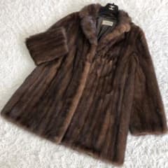 ✨希少2XL✨SAIKATSU 毛皮コート デミバフミンク リアルファー ✨希少2XL✨SAIKATSU 毛皮コート デミバフミンク リアルファー