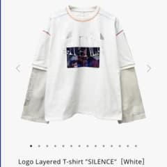 ロンT SILENCE Vaundy ホワイトサイズM T-shirt Layered Logo | STORE ONLINE Vaundy | 商品詳細ページ ミュージシャン