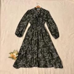 ［Pace lunga］ロングワンピース(F)/小花柄 きれいめ