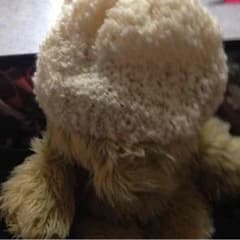 手編みの帽子ですのサムネイル