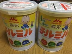 【未開封】森永　チルミル　大缶(820g) 2缶セットのサムネイル