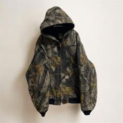 美品 Carhartt アクティブジャケット リアルツリーカモ 迷彩 ダック