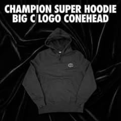 75Champion スーパーフーディー デカ目 M(L相当) コーンヘッド - メルカリ