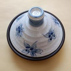 タジン鍋 陶器 蝶々柄のサムネイル