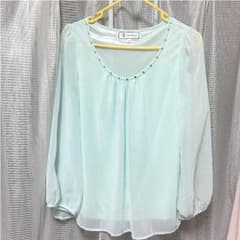 ☆★ロペピクニック ミントカラー シフォンブラウス★☆のサムネイル