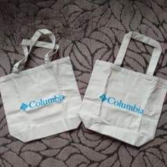 Columbia　キャンバス地トートバッグ　未使用2枚セットのサムネイル