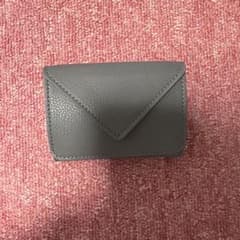 三つ折り財布 グレーのサムネイル
