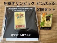 [56]1994年リレハンメルオリンピックのピンバッジ② 冬期オリンピック ピンバッジ 2個セット '98長野 '94リレハンメル 希少