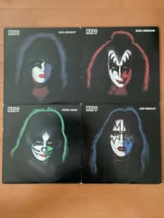 KISS ソロアルバム 4枚セット レコード + CD 4枚セットのサムネイル