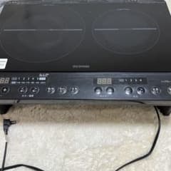 IRIS OHYAMA 2口IHクッキングヒーター IHK-W13S-Bのサムネイル