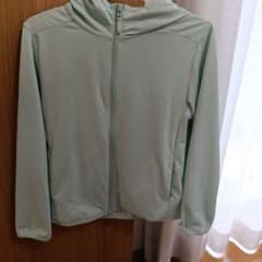 ミントグリーン フルジップパーカーのサムネイル